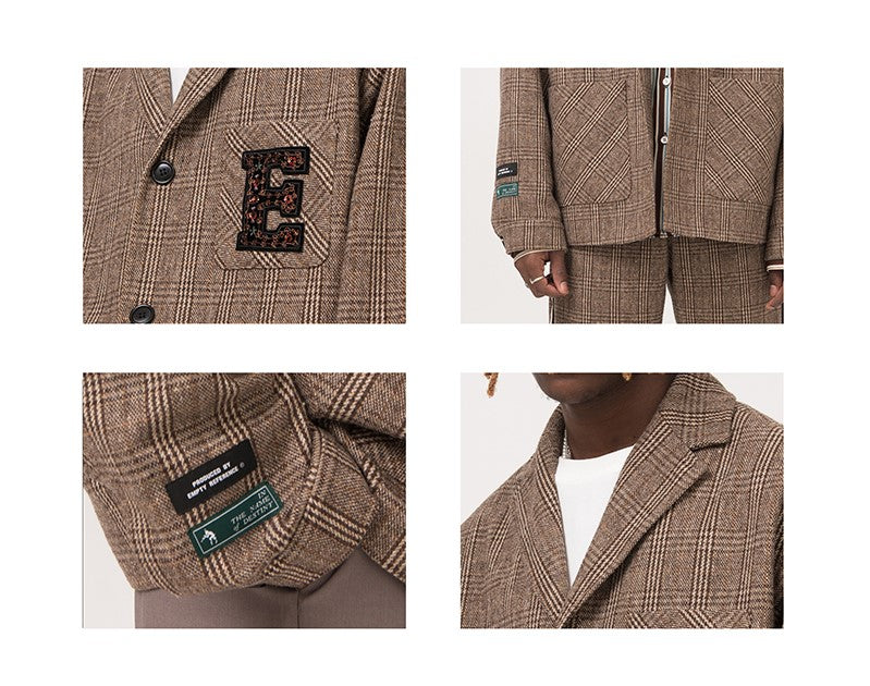 EMPTY REFERENCE Plaid Blazer