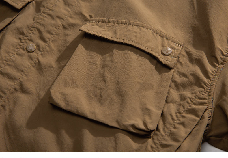 GTRG Paneled Button-Up Shirt