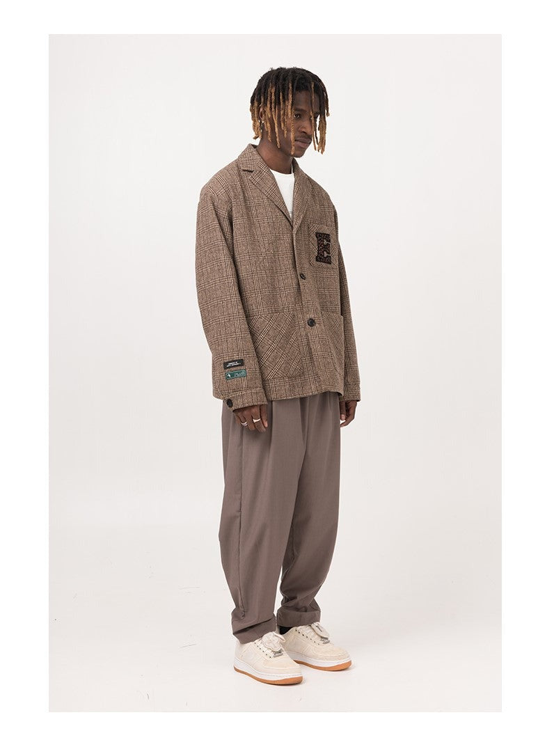 EMPTY REFERENCE Plaid Blazer