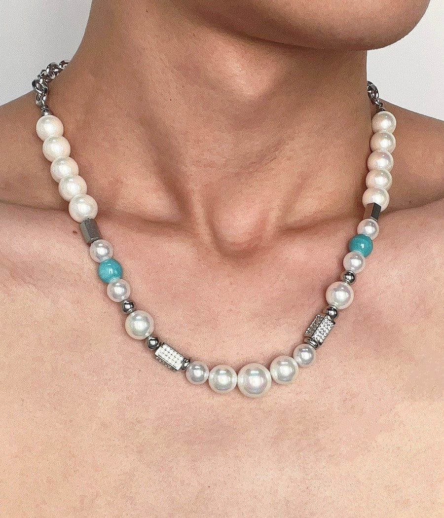 MINBIN Tiru Pearl Necklace