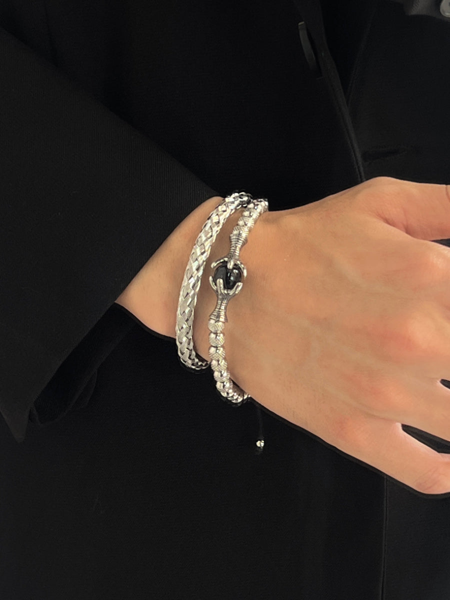 MINBIN "Mittsu" Three-Piece Bracelet Set