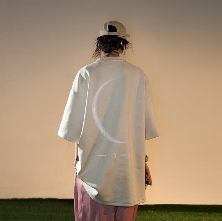 BJHG 3M Reflective Crescent Moon Tee