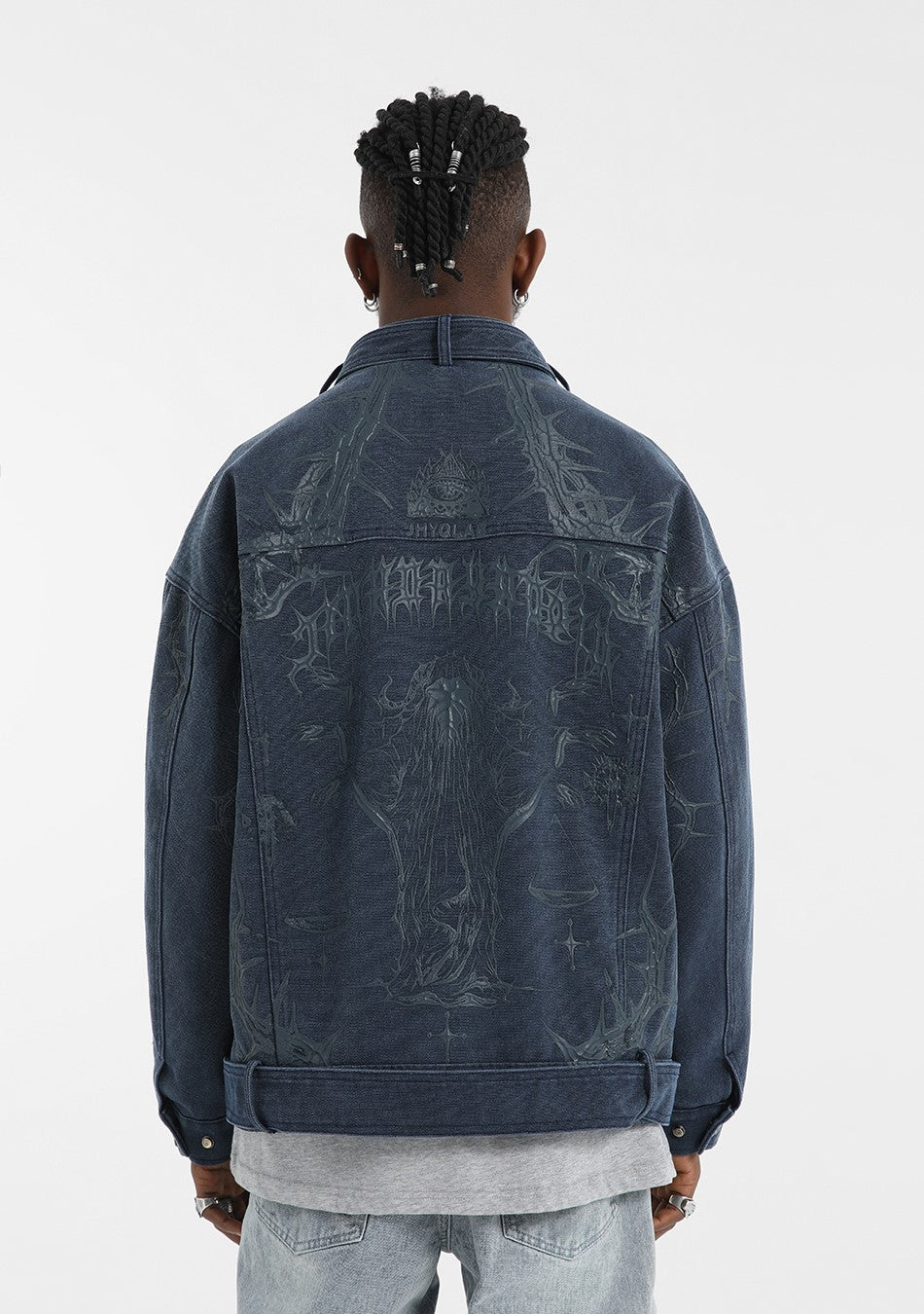 JHYQ Embossed Thorn Heavyweight Jacket