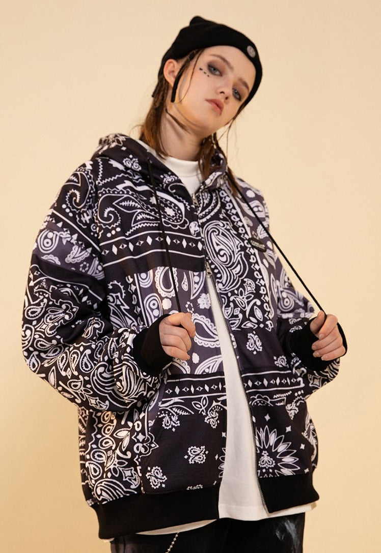 CONKLAB Bandana Zip Up Jacket