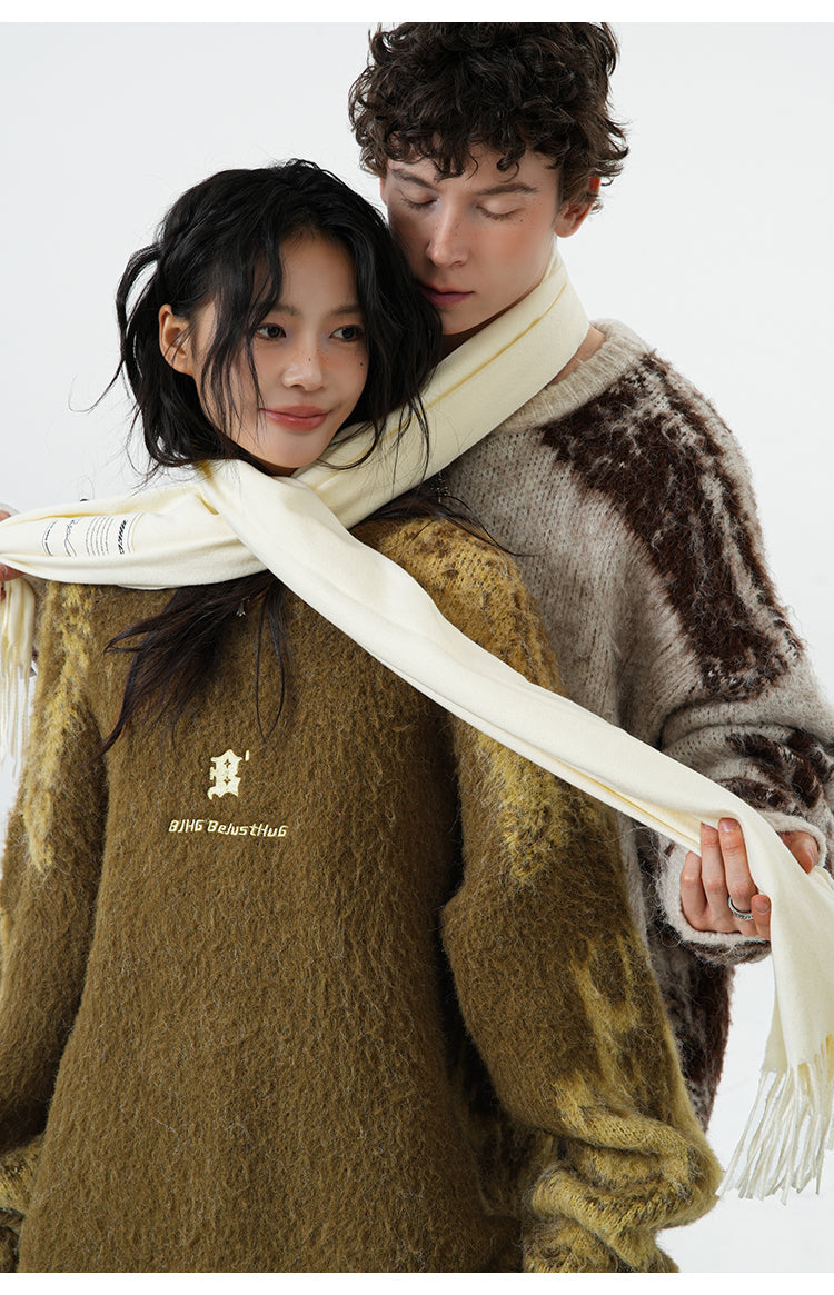 BJHG Textured Jacquard Sweater