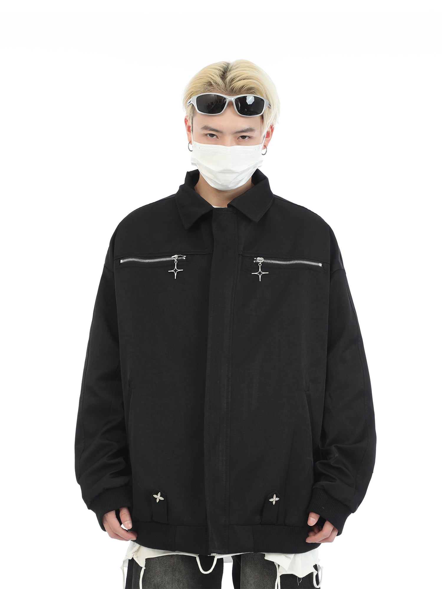 MaxDstr Star Zipped Work Jacket