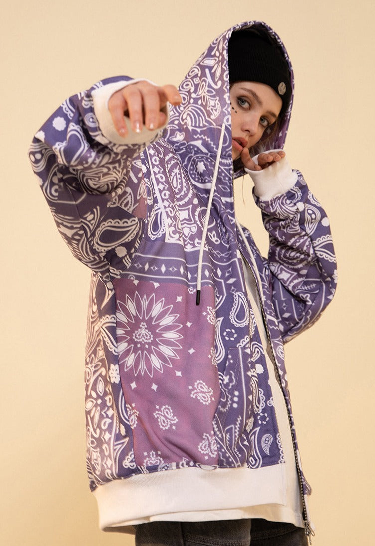 CONKLAB Bandana Zip Up Jacket