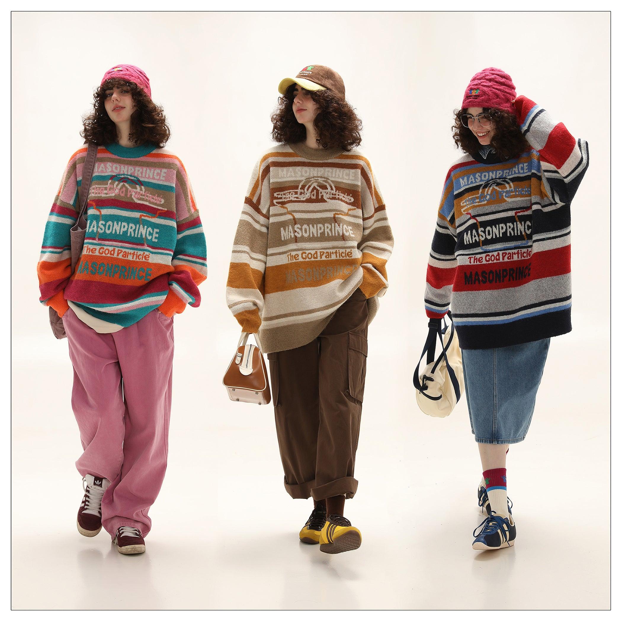 MASONPRINCE Multi Color Alpaca Knit Sweater