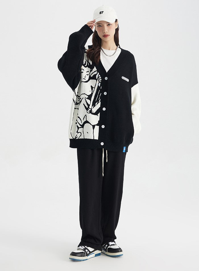 ICONSLAB "Singing Angel" Cardigan