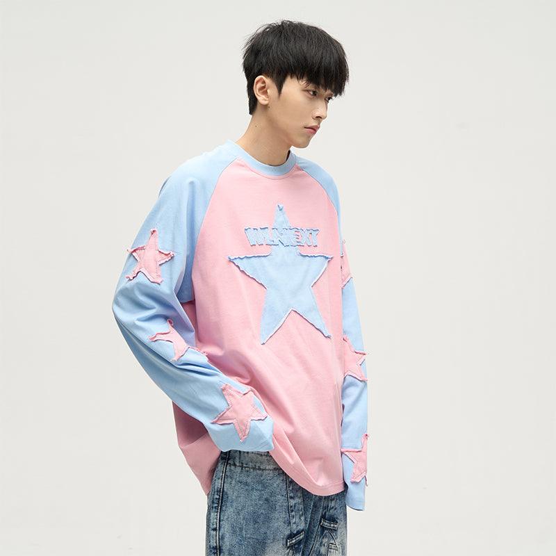 WLNEXT Patchwork Longsleeve Shirt
