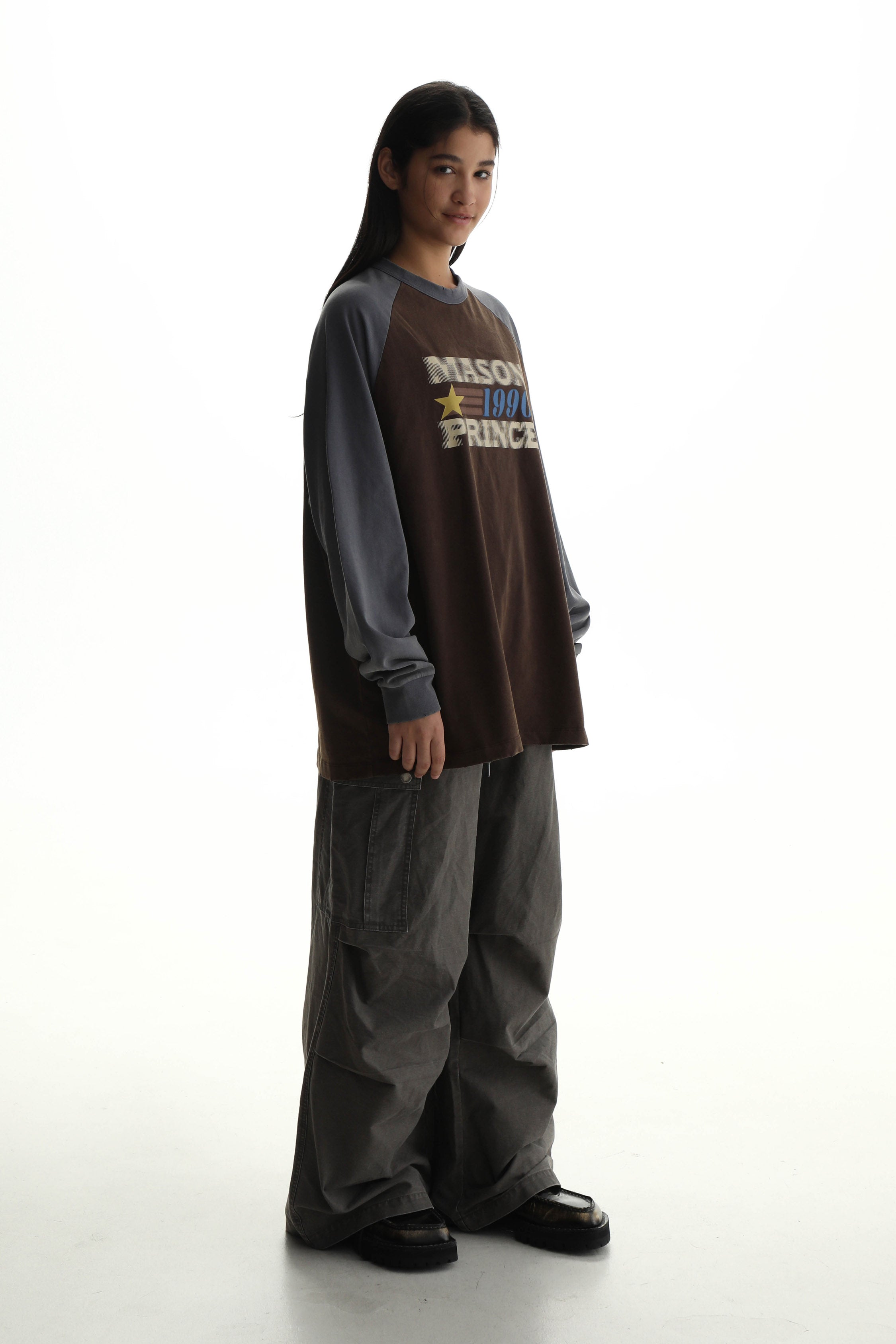 MASONPRINCE "1990" Contrast Long Sleeve