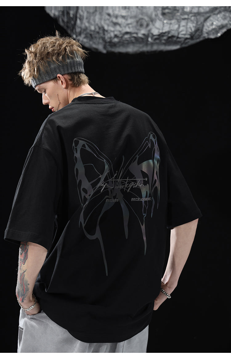 BJHG 3M Reflective Butterfly Tee