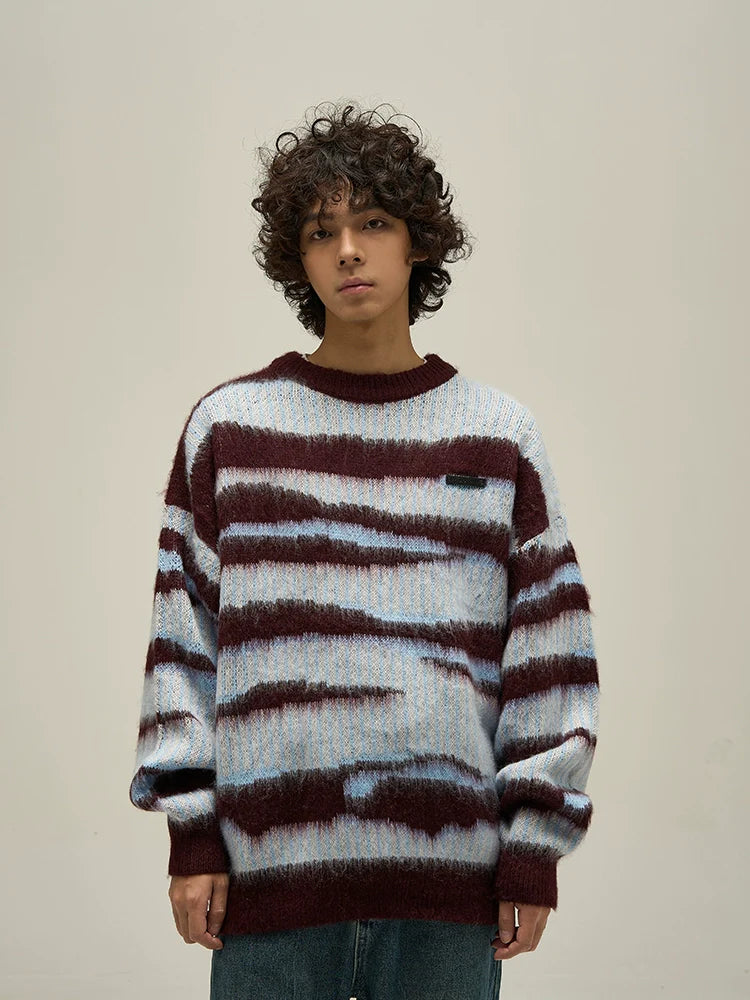 WLNEXT Double Striped Sweater