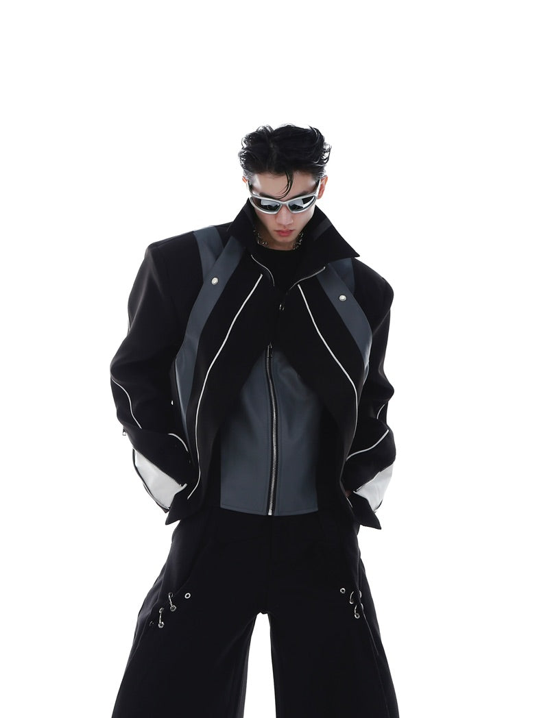 CulturE Spliced Biker Jacket