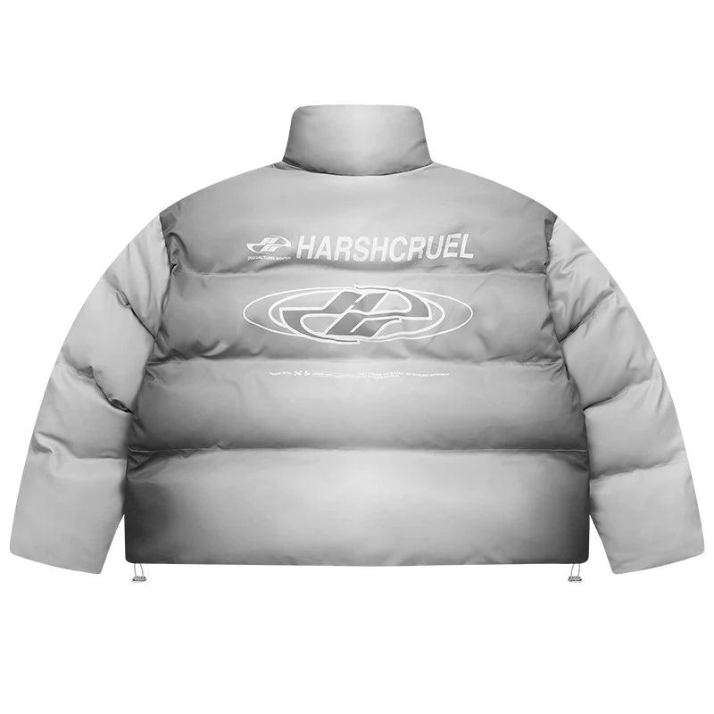 HARSH and CRUEL Silver-Tone Puffer Jacket