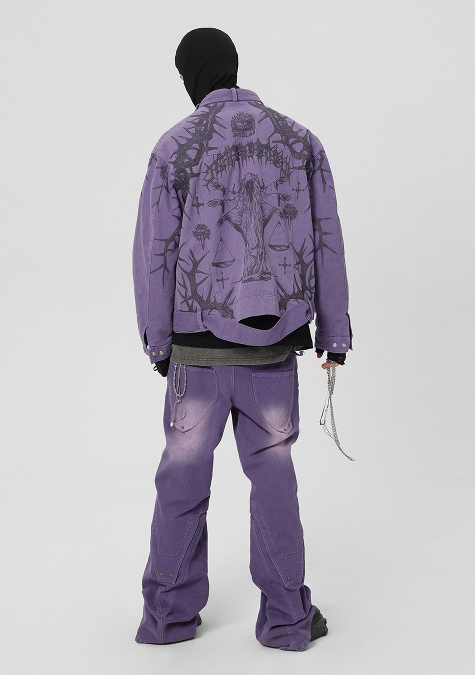 JHYQ Embossed Thorn Heavyweight Jacket