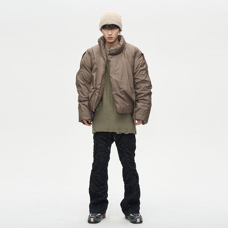 77F7GHT Overlapped Puffer Jacket