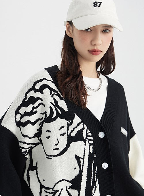 ICONSLAB "Singing Angel" Cardigan
