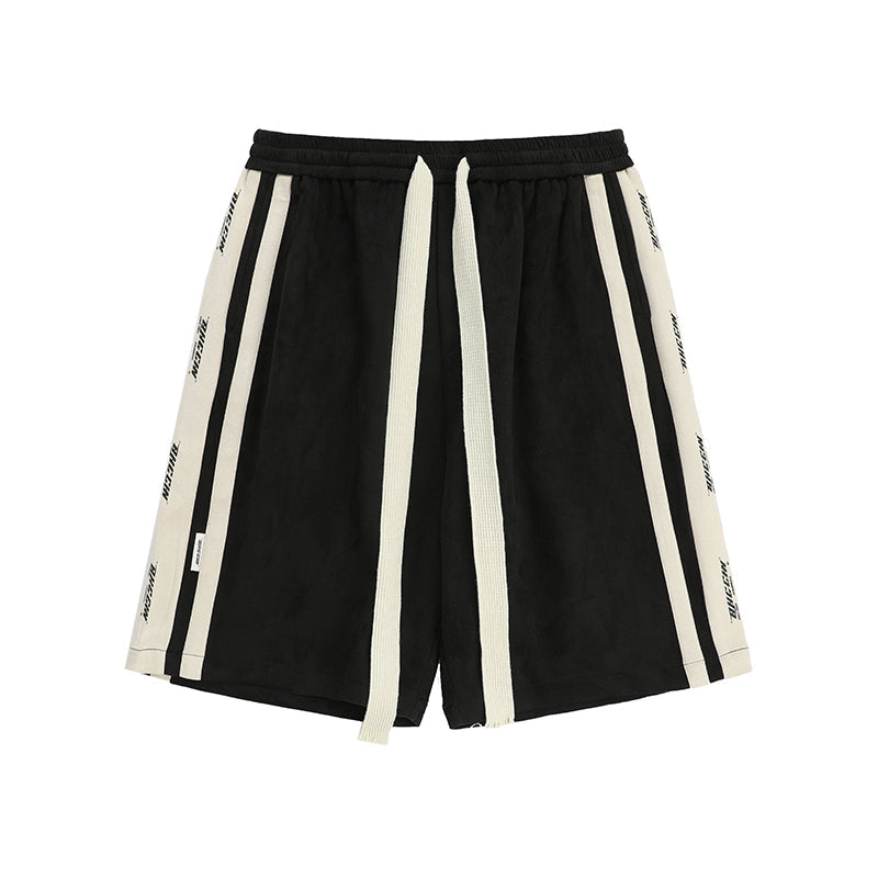 BJHG Velour Wideleg Lounge Shorts