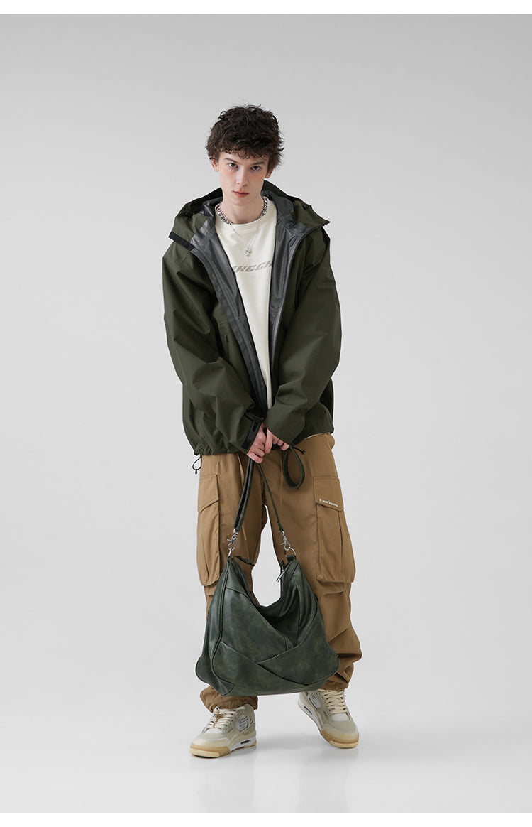 BJHG Pleated Cargo Pants