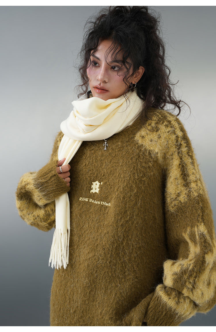 BJHG Textured Jacquard Sweater