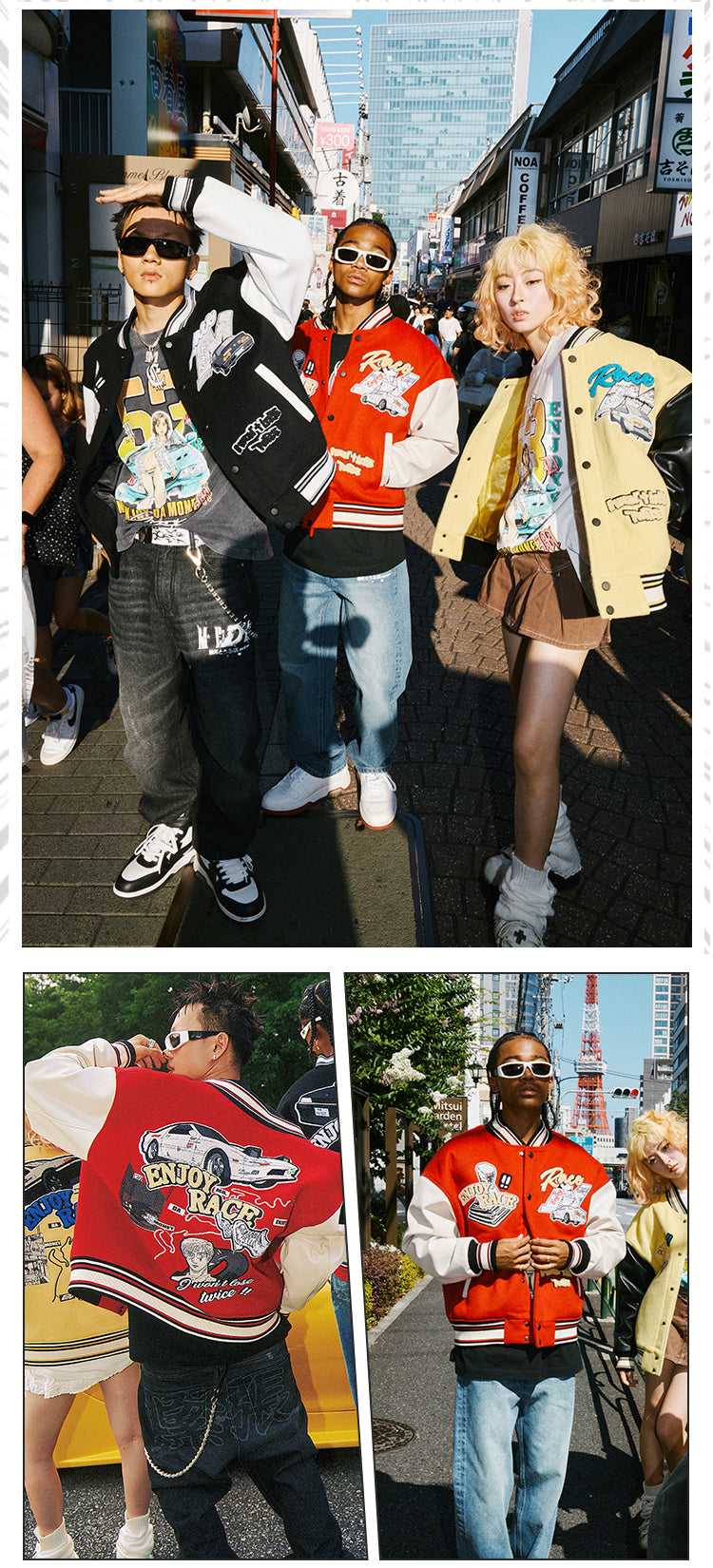 MEDM "Enjoy the Race" Varsity Jacket