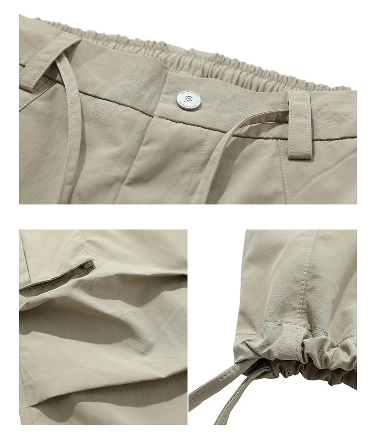 BJHG Pleated Cargo Pants