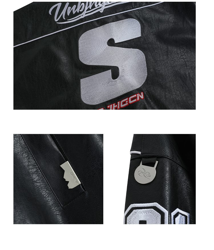 BJHG Patched Biker Jacket
