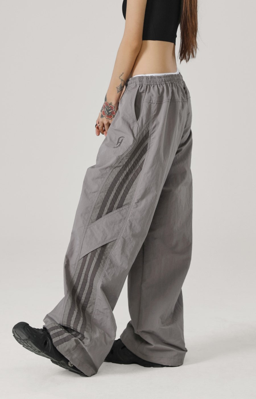 JHYQ Contrast Striped Track Pants