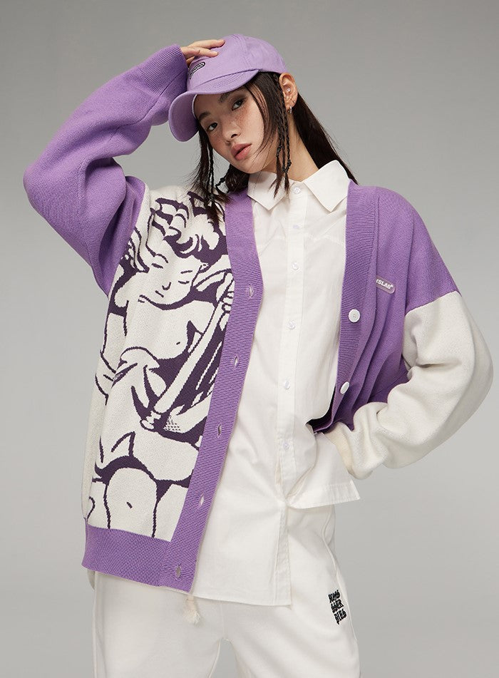 ICONSLAB "Singing Angel" Cardigan