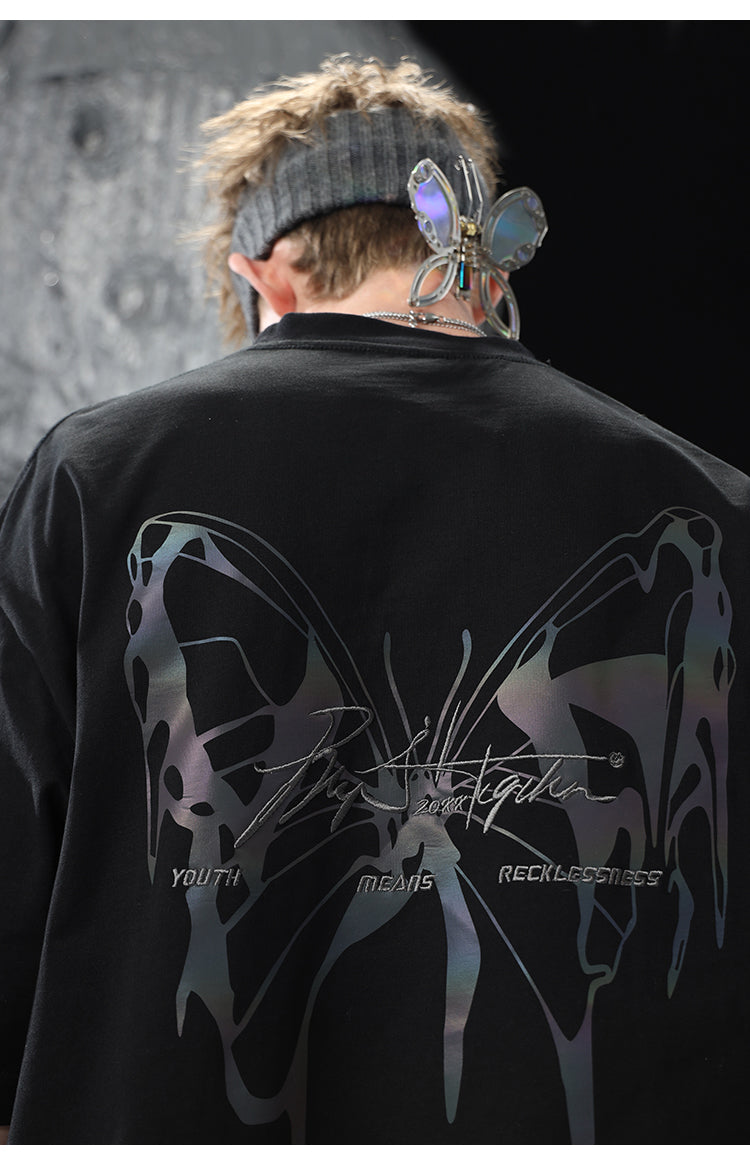 BJHG 3M Reflective Butterfly Tee