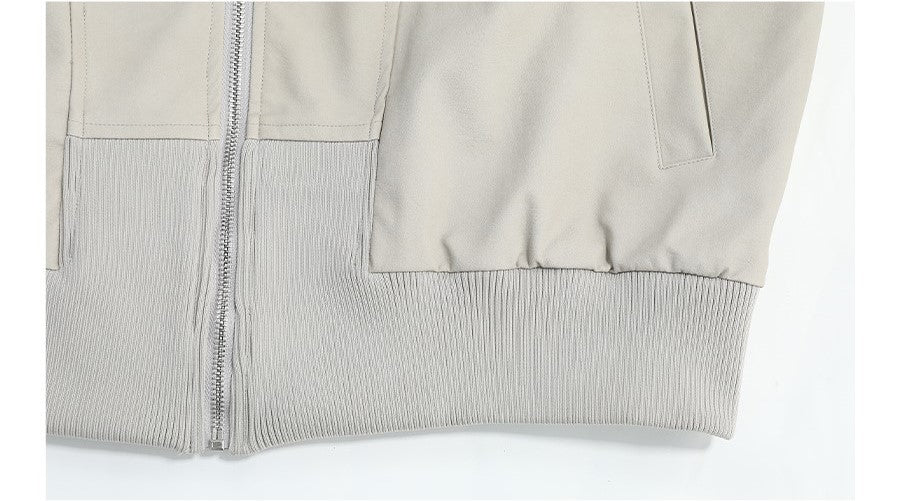 MRNEARLY Star-Studded Bomber Jacket