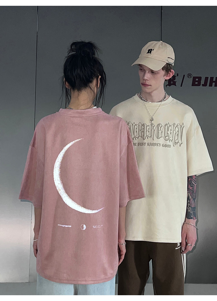 BJHG 3M Reflective Crescent Moon Tee