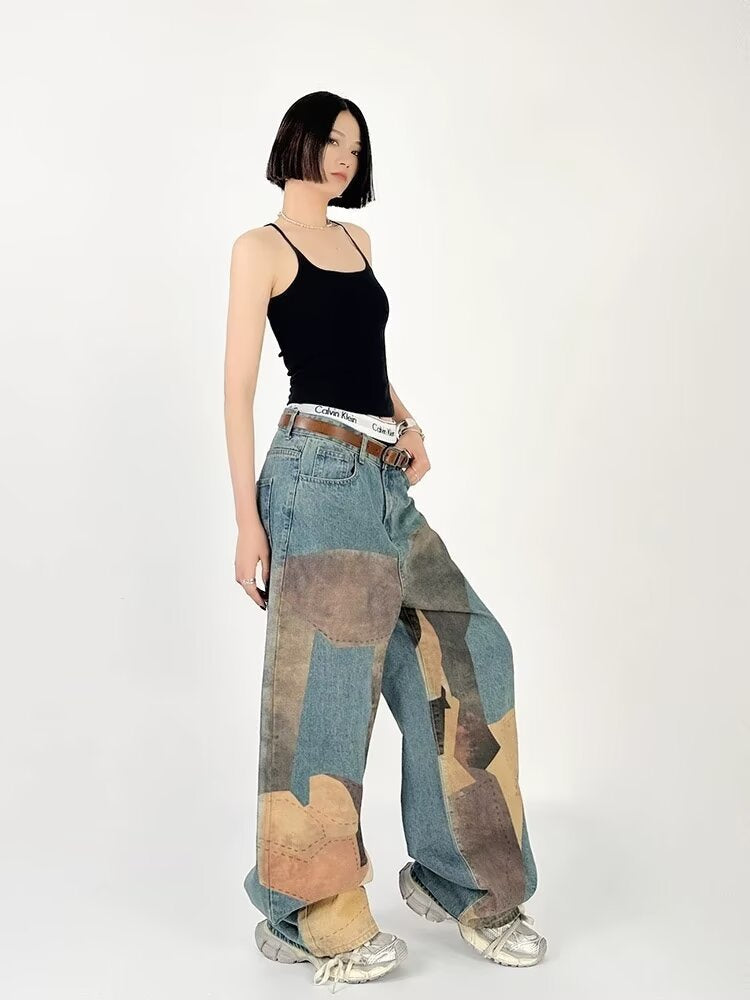 HJK Exclusive "Surrealism" Deconstructed Jeans