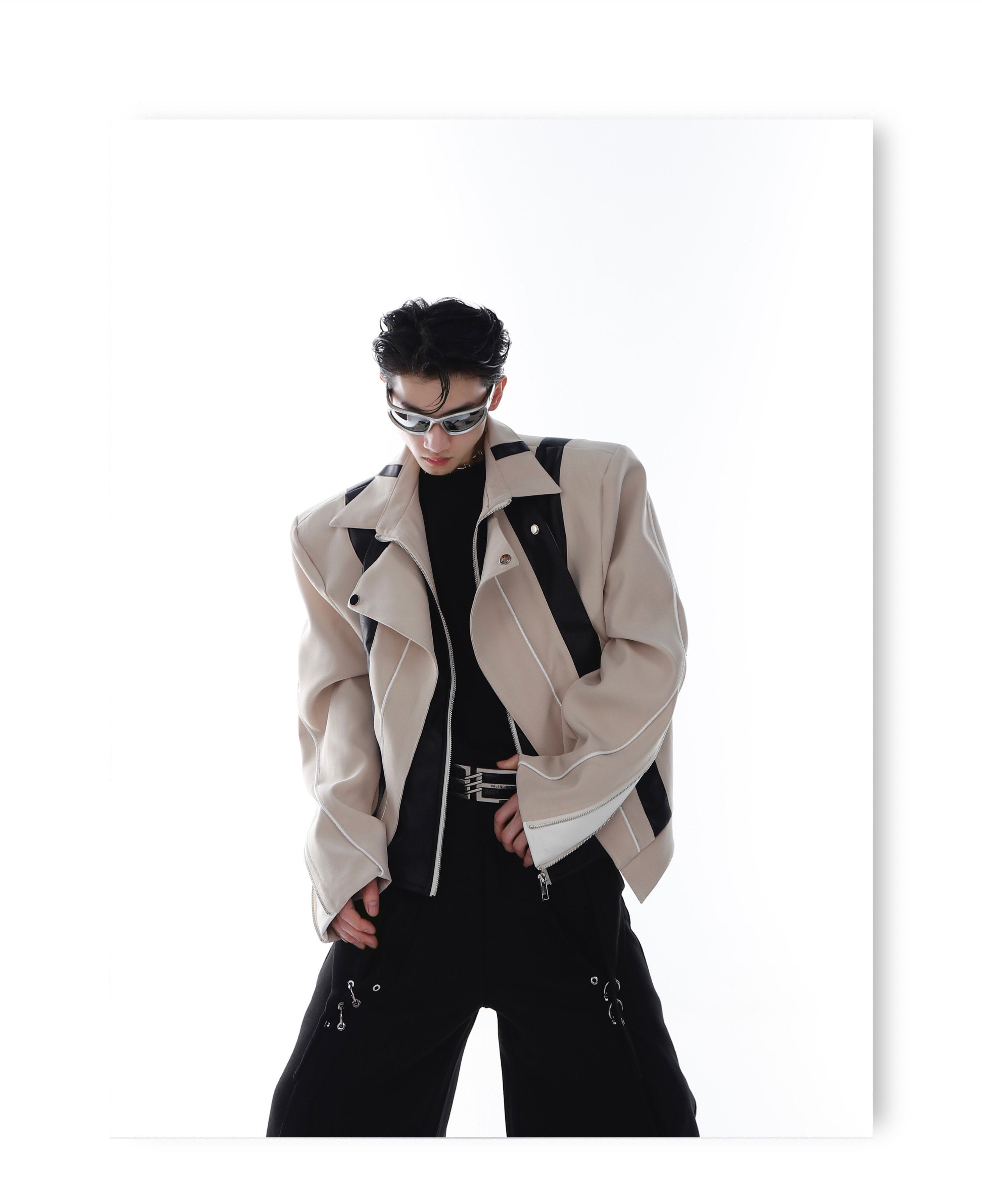 CulturE Spliced Biker Jacket