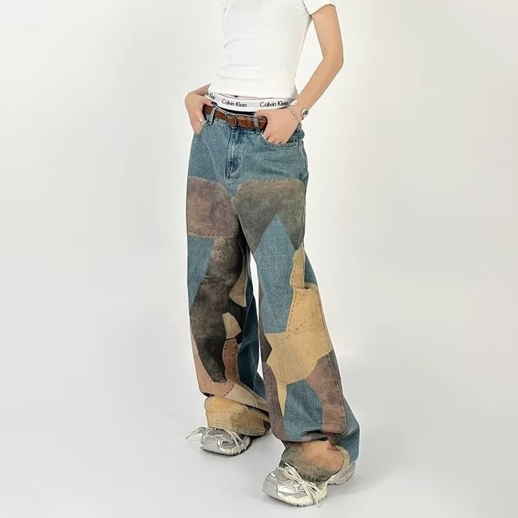 HJK Exclusive "Surrealism" Deconstructed Jeans
