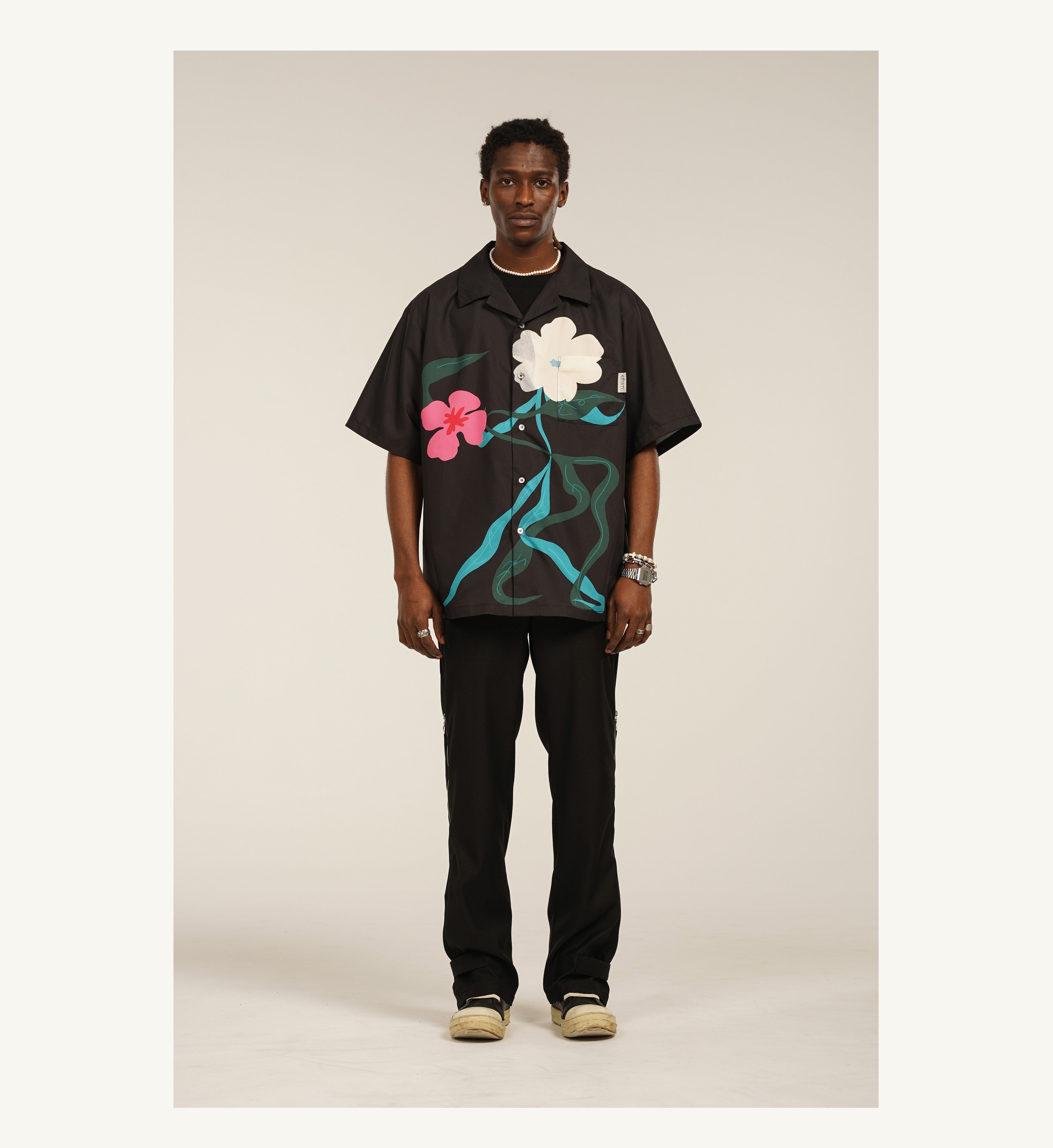 EMPTY REFERENCE "Inflorescence" Button-Up Shirt