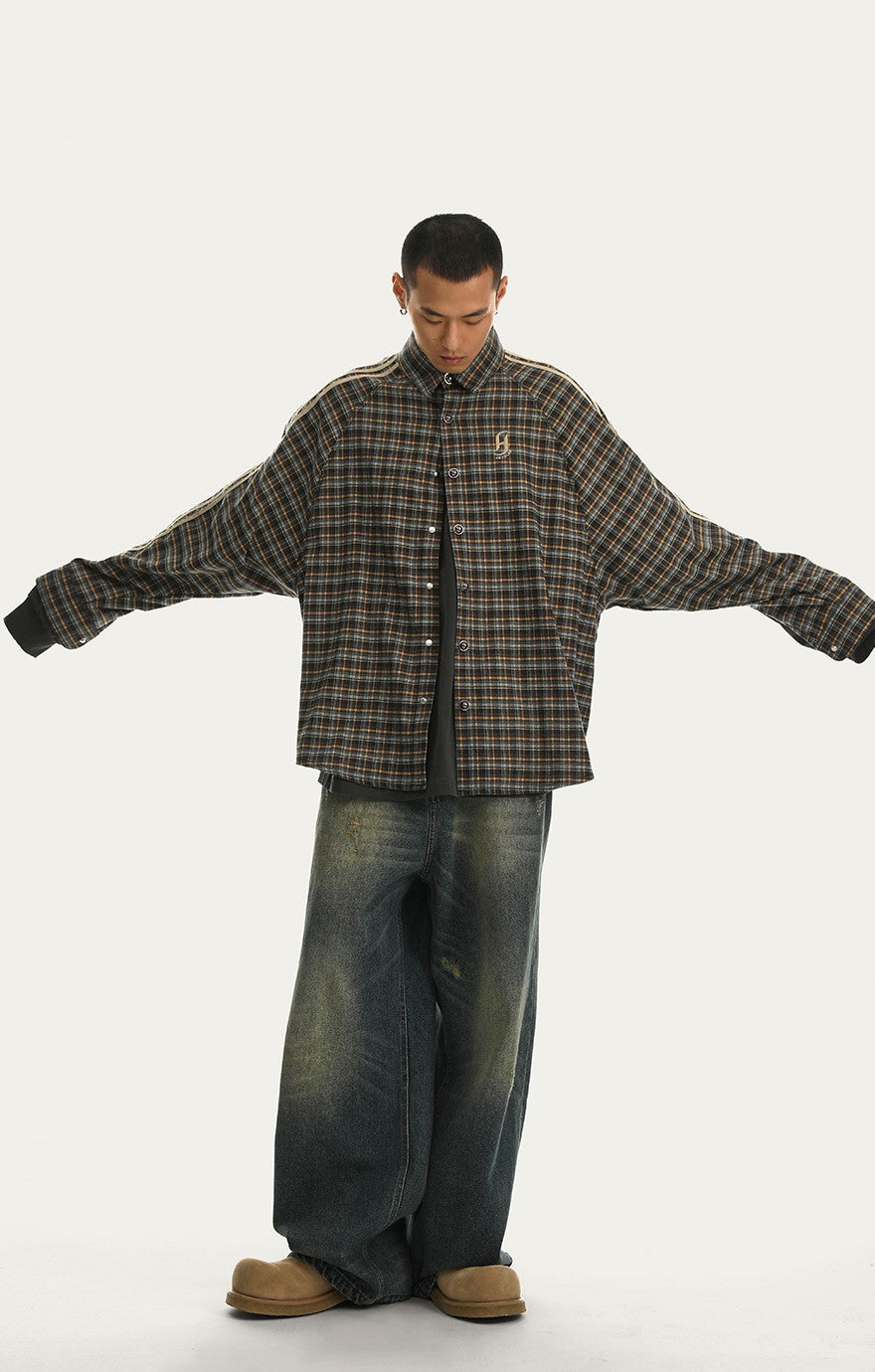 JHYQ Retro Striped Flannel
