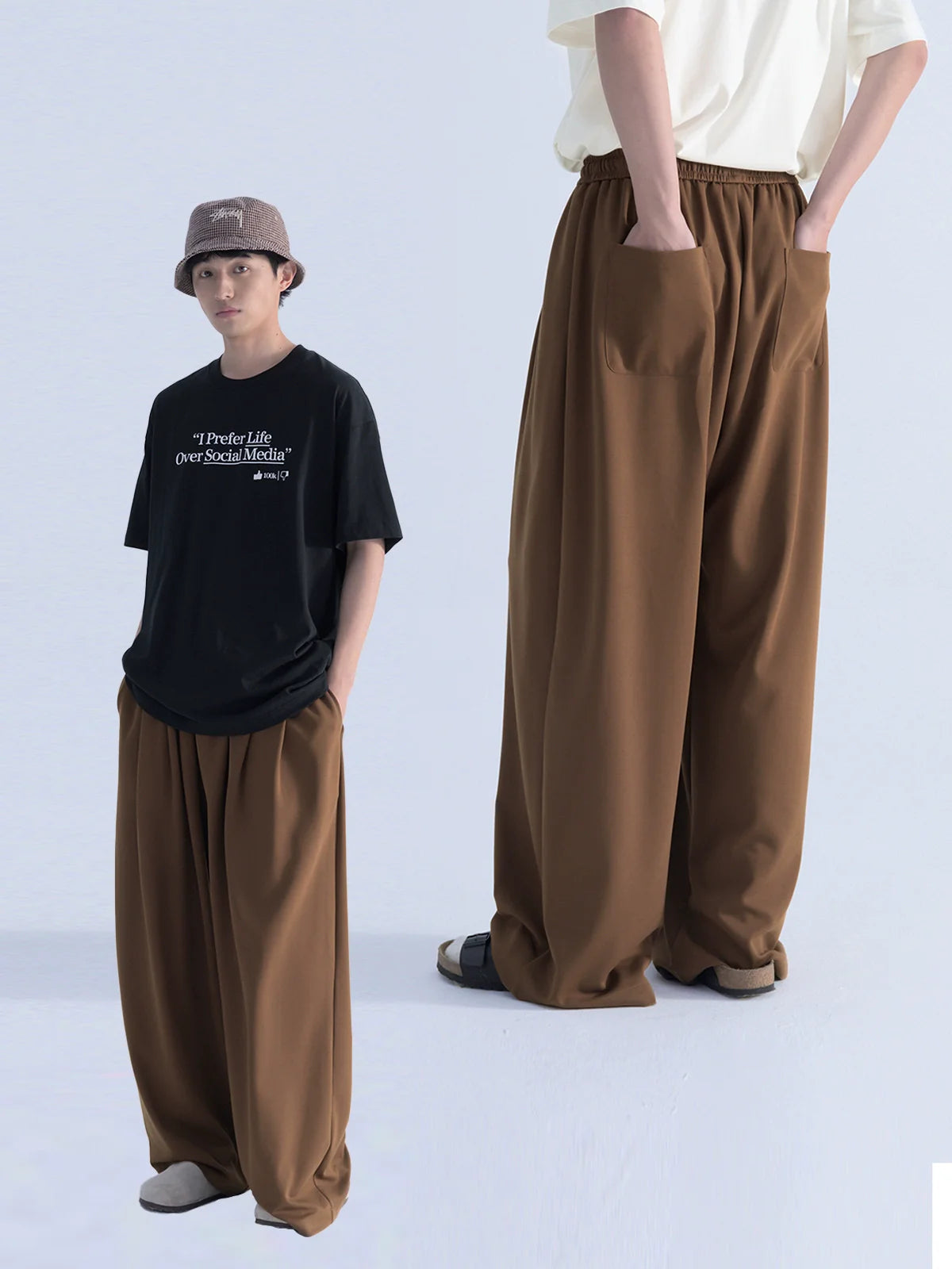 Mentmate Wide-Leg Lounge Pants