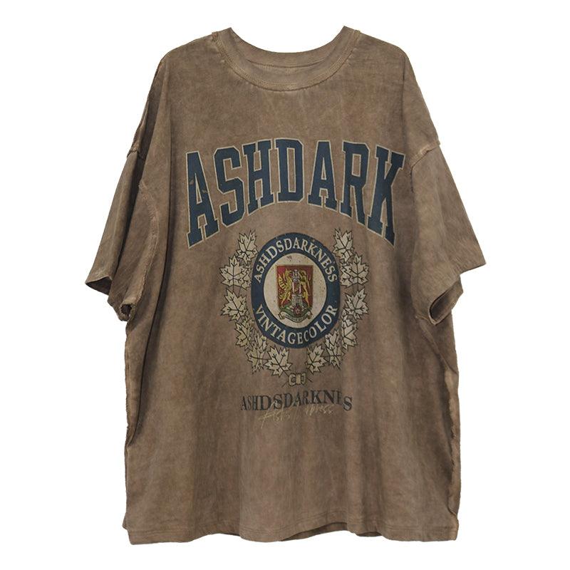 Ash Dark VNTG Collegiate Tee