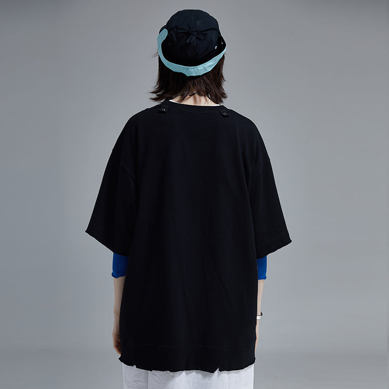 A SQUARE ROOT "Sliced" Layered Tee