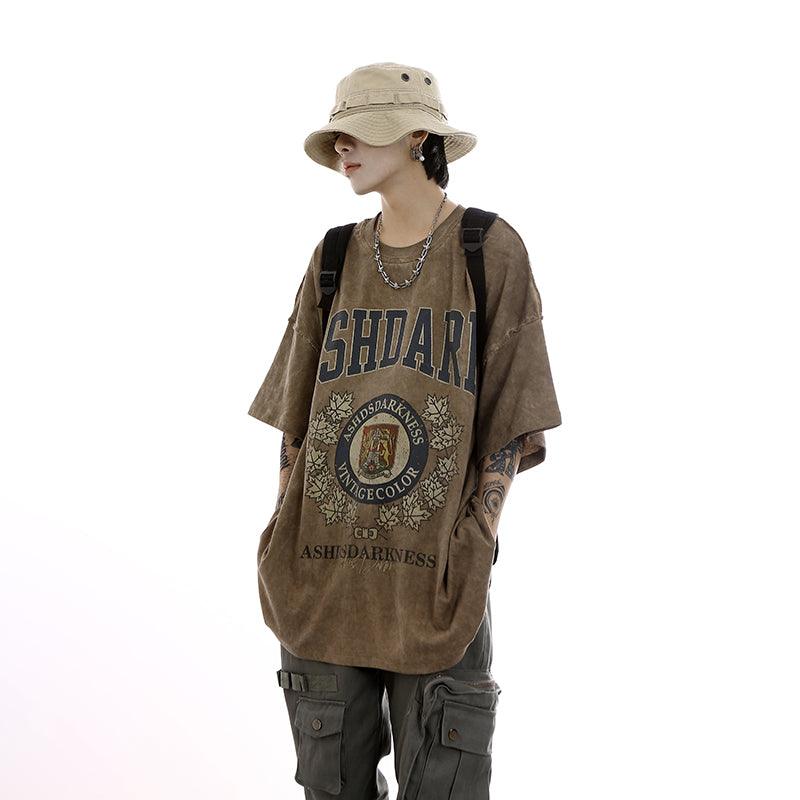 Ash Dark VNTG Collegiate Tee