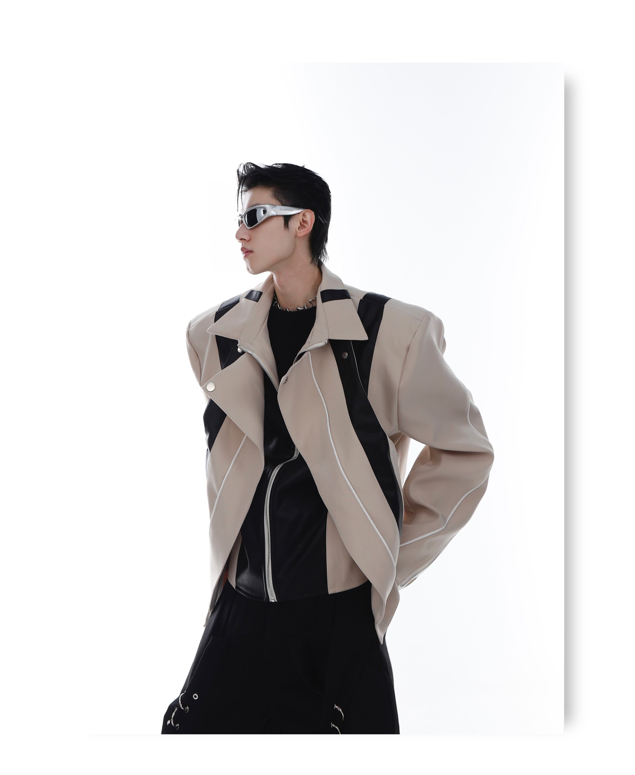CulturE Spliced Biker Jacket