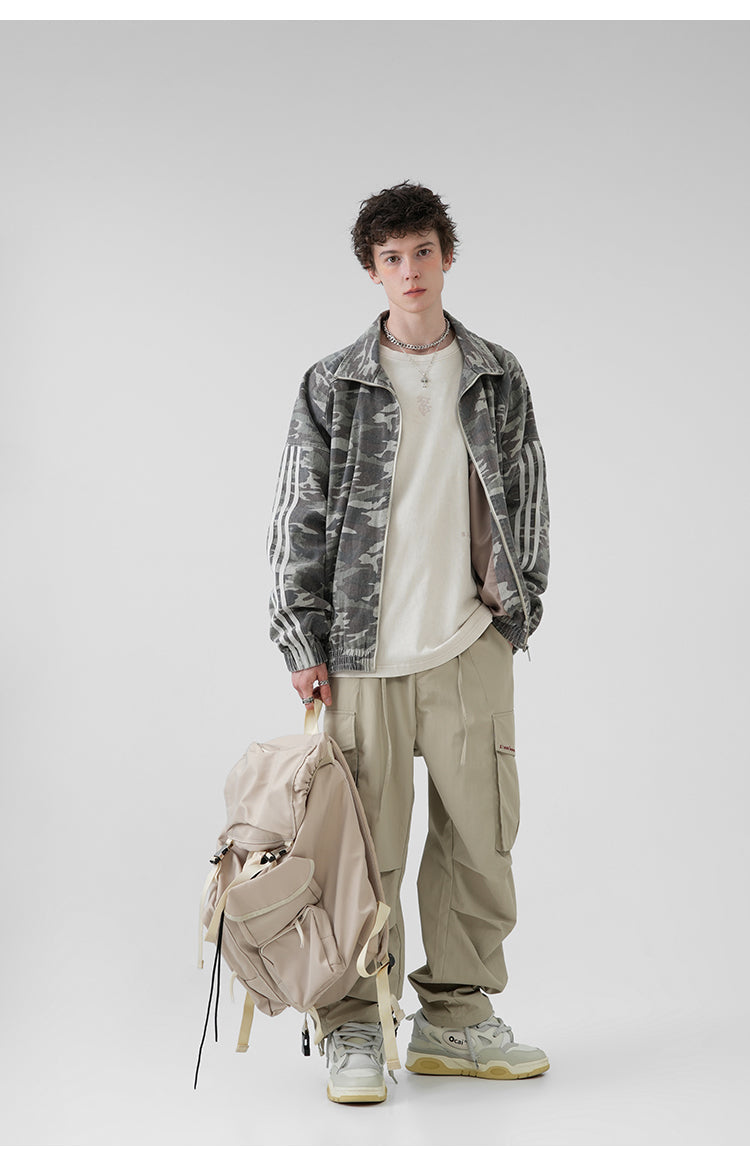BJHG Pleated Cargo Pants