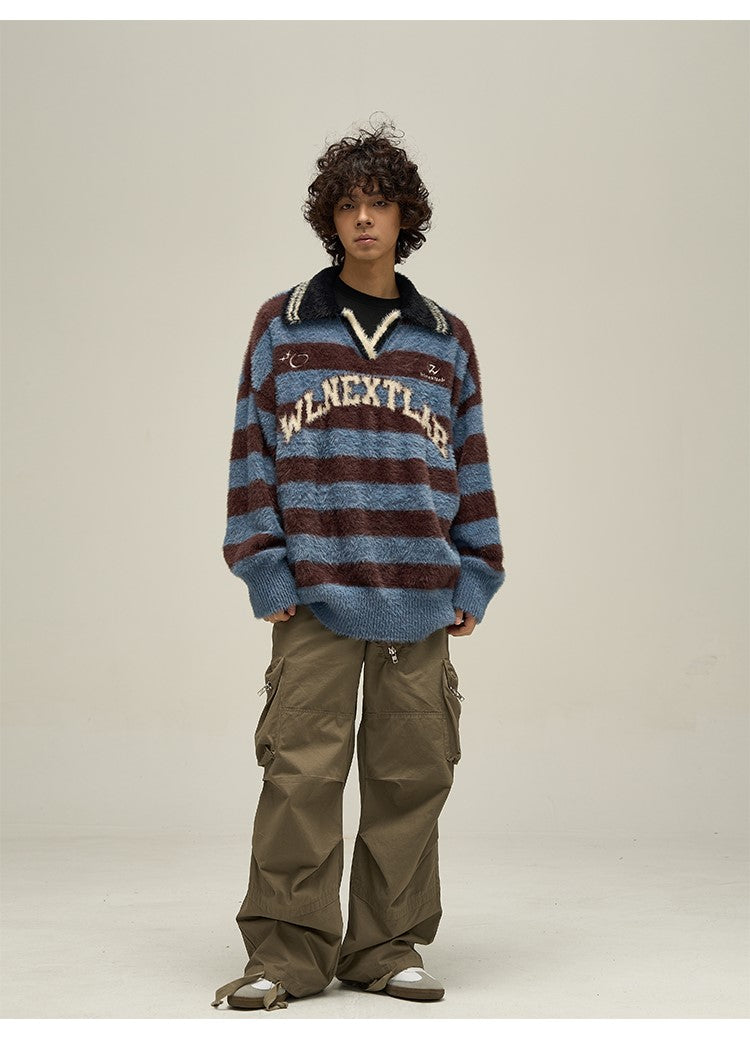 WLNEXT Logo Collared Sweater
