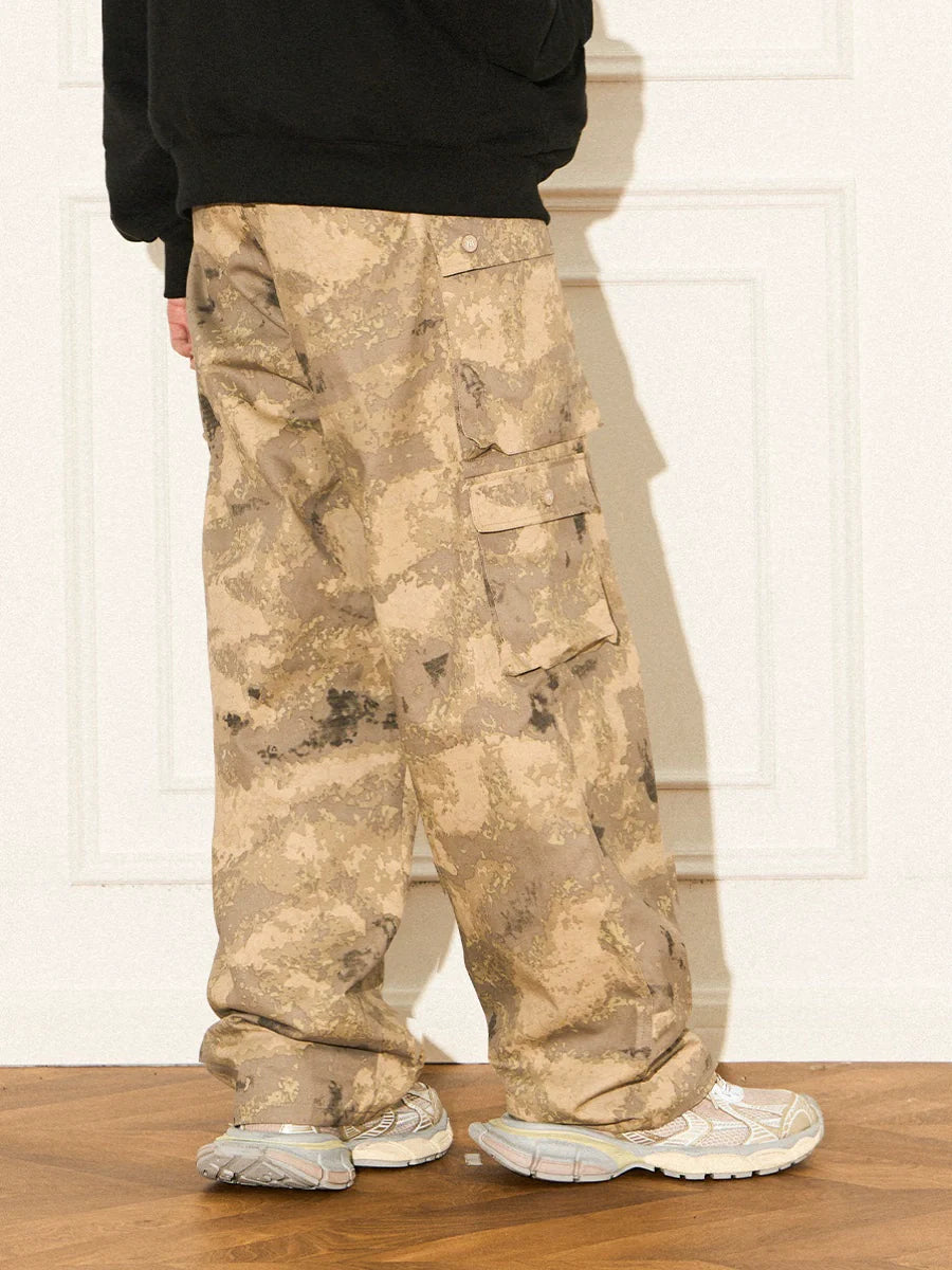 EMPTY REFERENCE Camoflauge Multipocket Cargo Pants