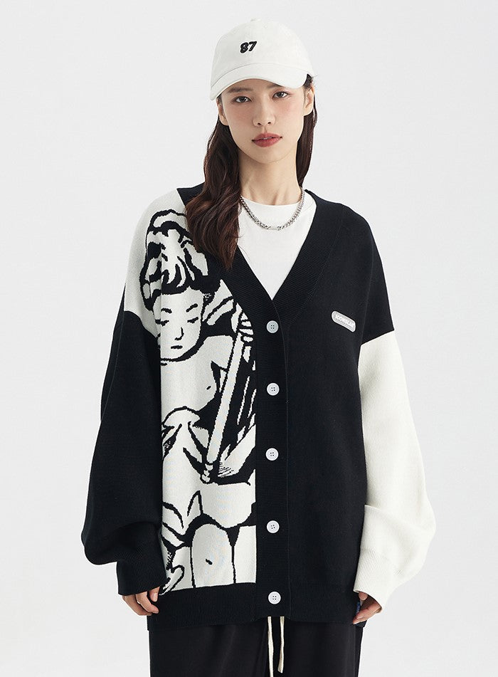 ICONSLAB "Singing Angel" Cardigan