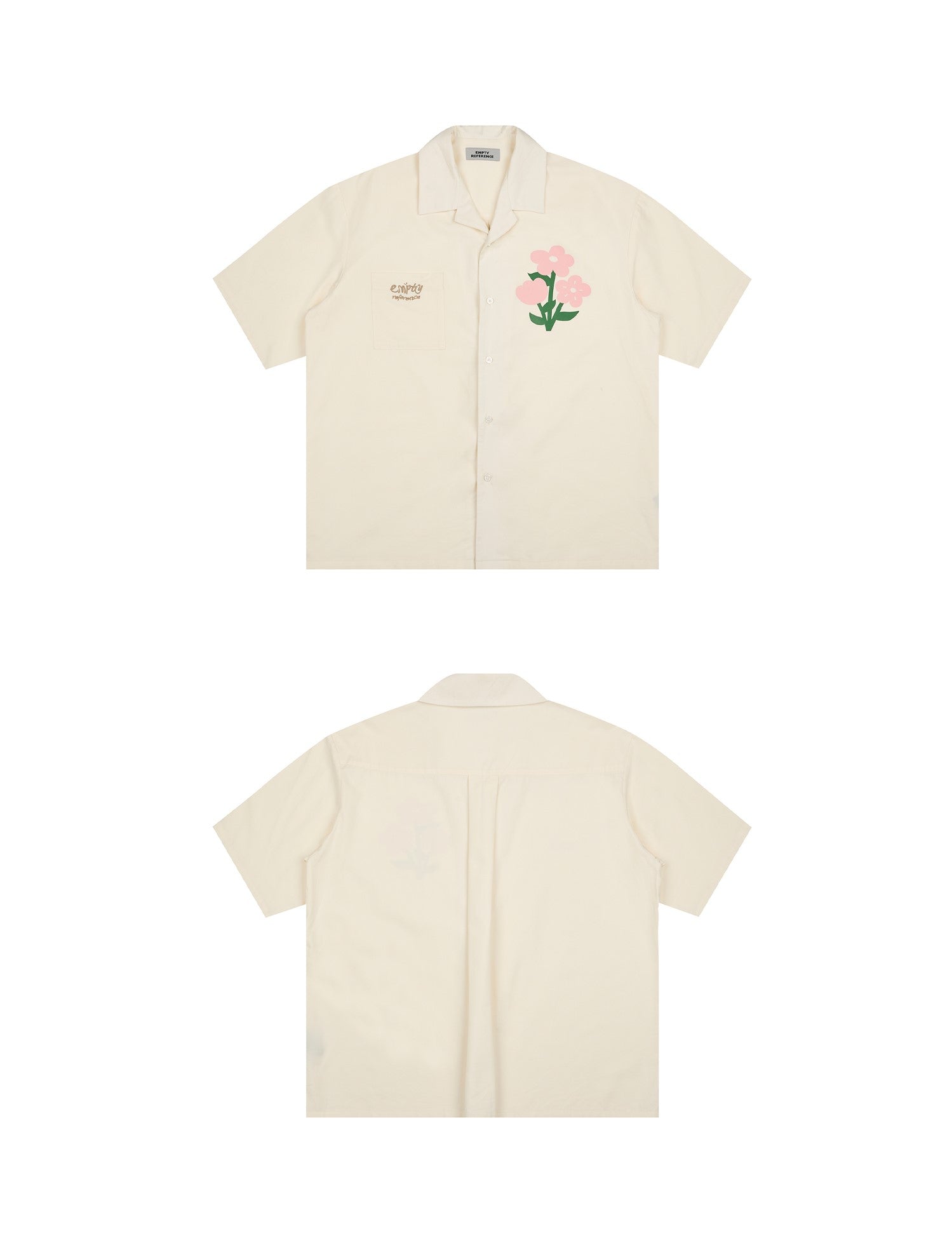 EMPTY REFERENCE Off-White Button-Up Shirt