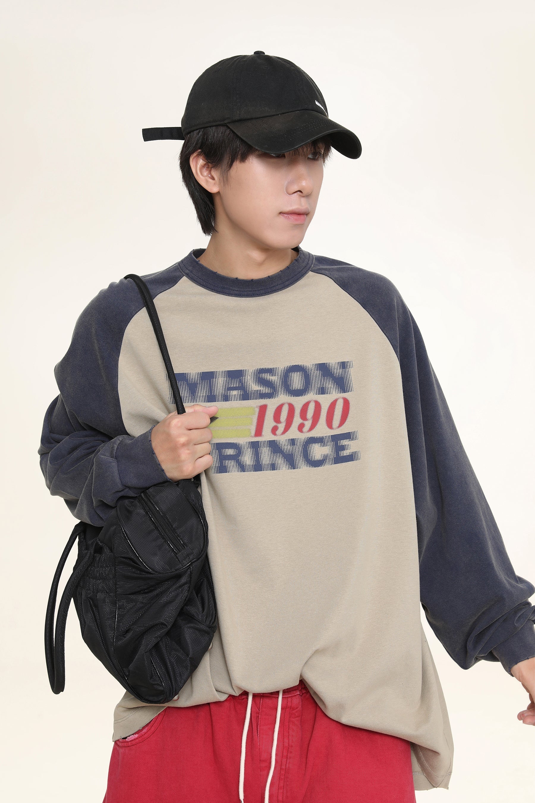 MASONPRINCE "1990" Contrast Long Sleeve
