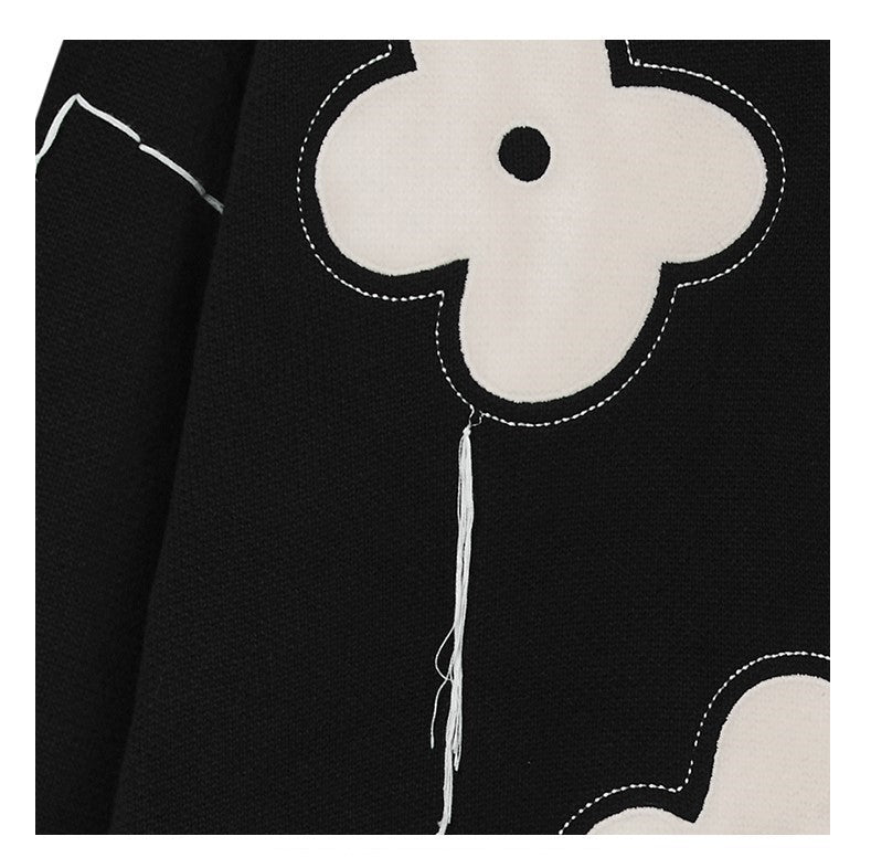 HARSH and CRUEL "Solitary Flower" Tassel Knit Cardigan